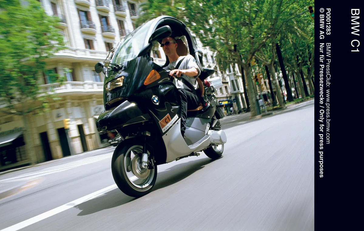 BMW C1 — officiële persfoto van BMW.