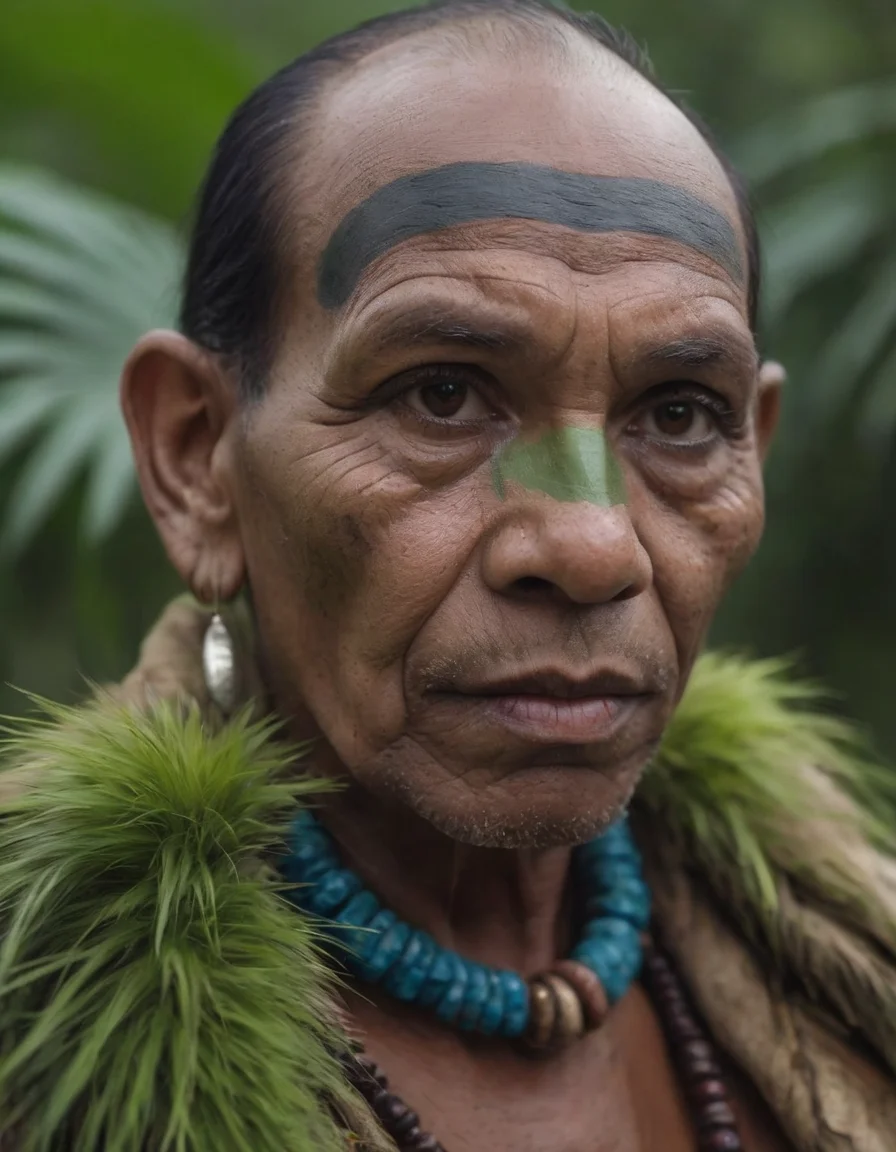 Witch doctor portret 4.