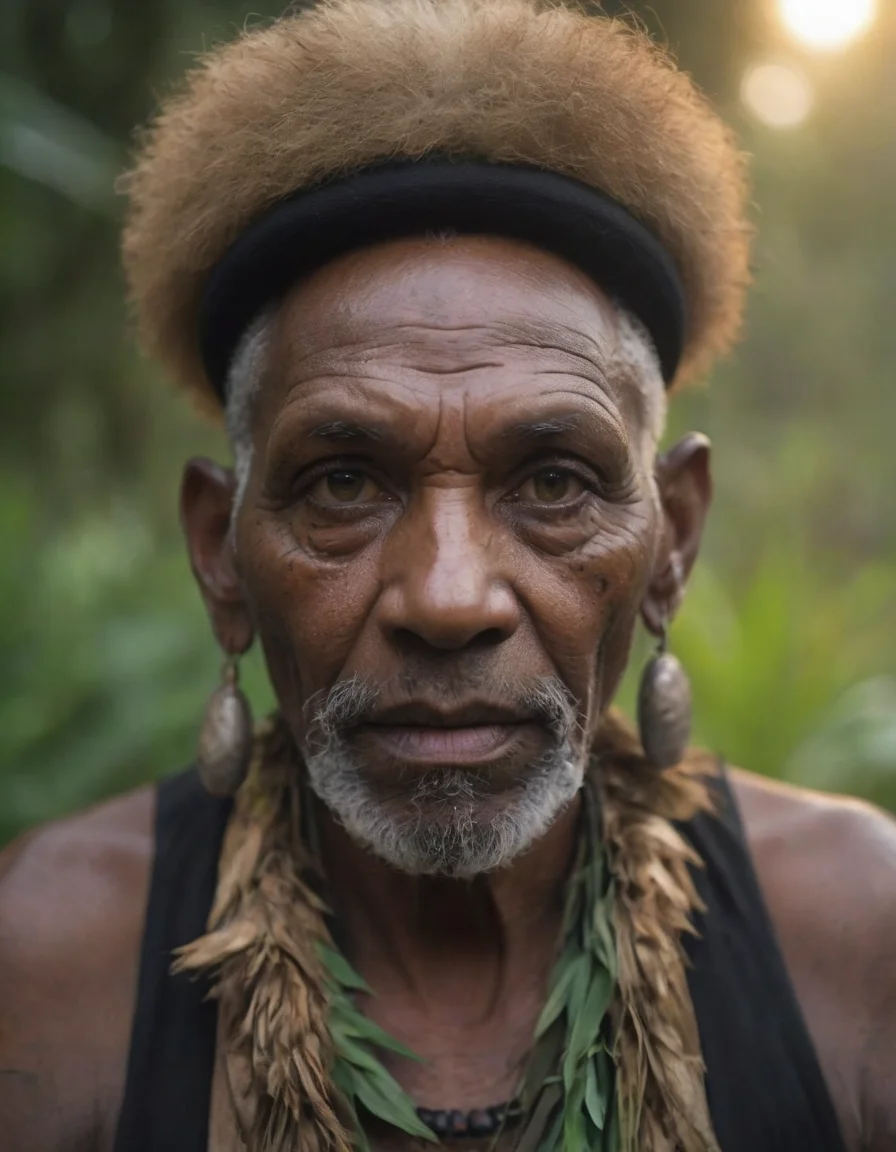 Witch doctor portret 5.